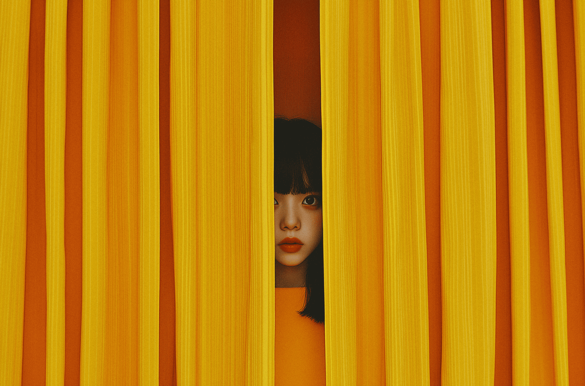 niftyproduct_A_girl_peeks_out_from_behind_the_curtain_dressed_i_e7773ad7-5cf0-43f7-9f4a-c39efaca48aa (2)